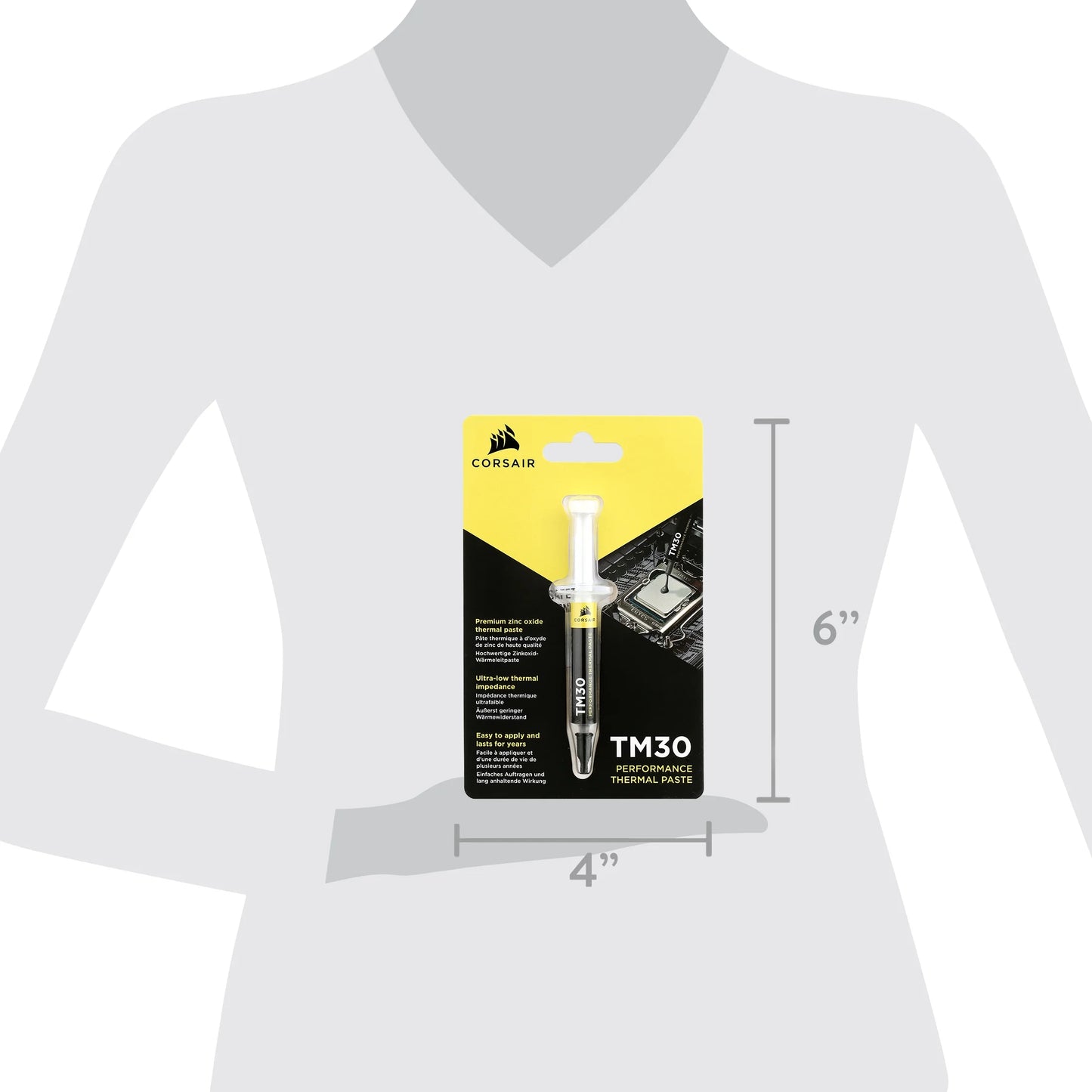 TM30 Performance PC Thermal Paste - Ultra-Low Thermal Impedance CPU/GPU - CT-9010001-WW