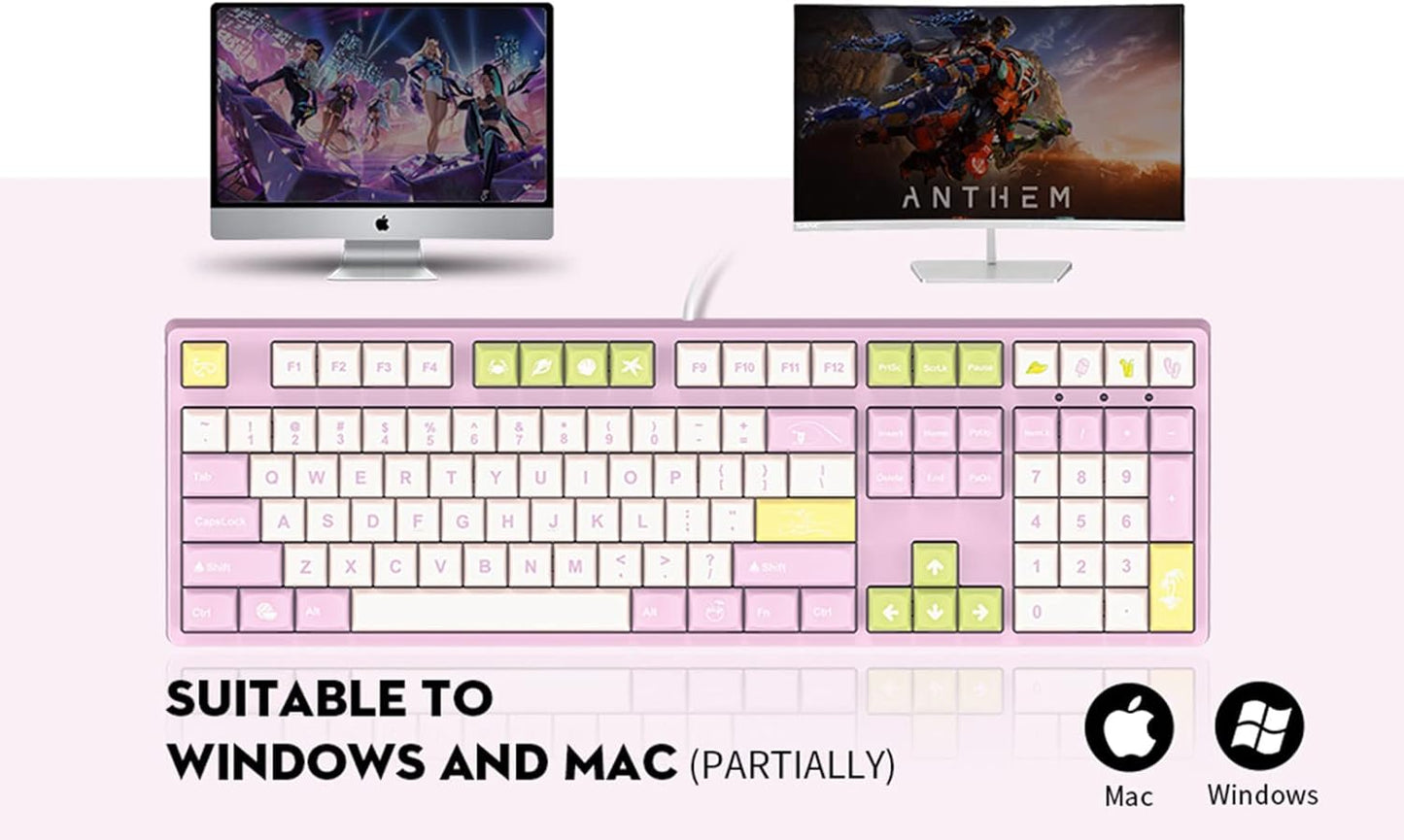 K84 Wired Gaming Keyboard, 75% US Layout 84 Keys Ultra-Compact Hot-Swappable Programmable Mini Keyboard with RGB Backlit PBT Keycap for Pc/Mac (Linear Gateron Red Switch),Black4