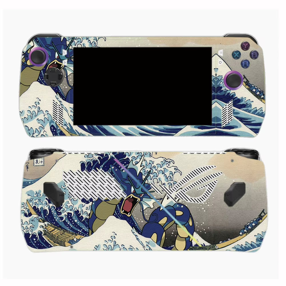 The Great Wave Skin Sticker Decal Cover for ASUS ROG Ally Console Protector Skin Vinyl