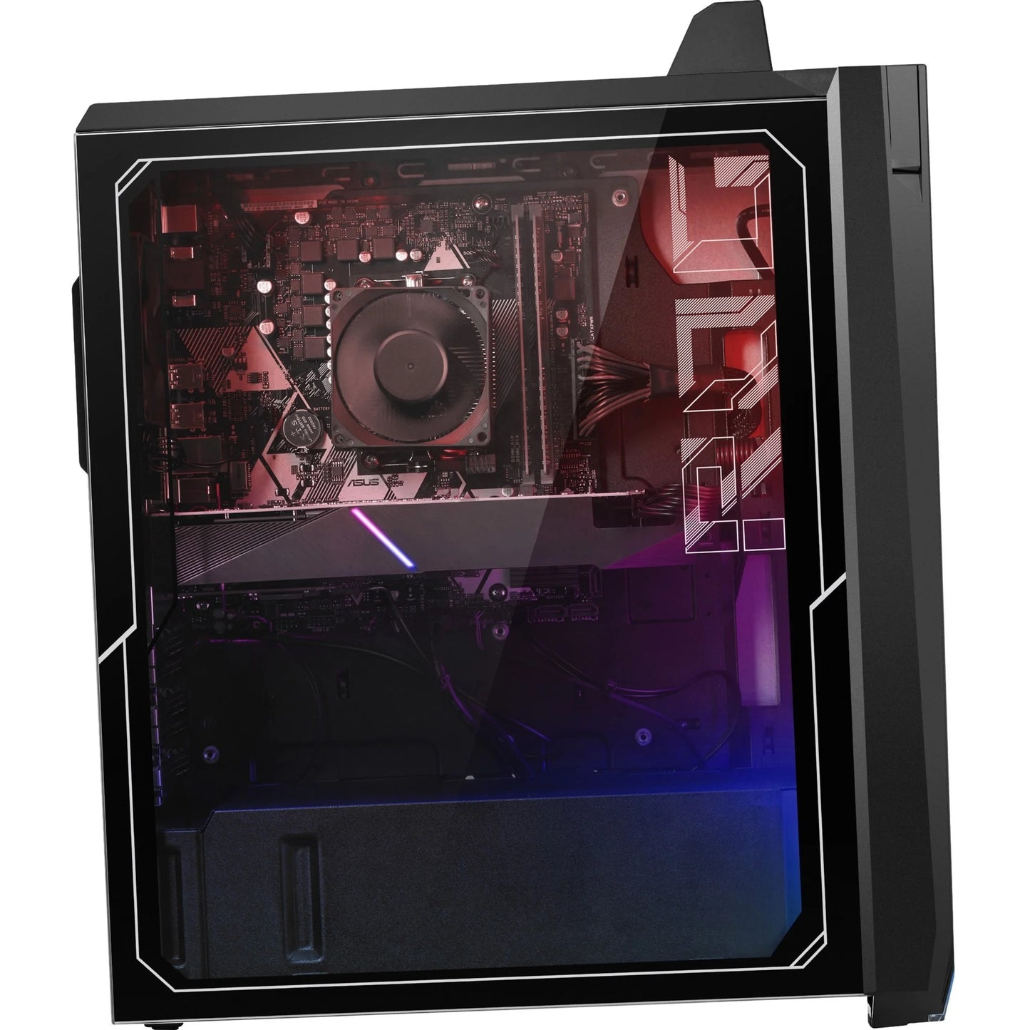 ROG Strix GT15 G15CE-B11 - Midi-Tower Gaming - Core I7 11700KF / up to 5 Ghz - RAM 16 GB - SSD 512 GB - Nvme, HDD 2 TB - GF RTX 3080 - Bluetooth 5.2, Gigabit Ethernet - Win 11 Home - Monitor: None - Star Black
