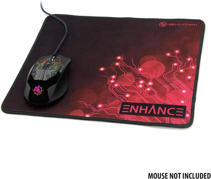 Mouse Pad Large with Anti-Slip Rubber, Quiet High Precision Fabric Mousepad for Schools, Computer Labs, Office Desks - 12.6 X 10.6 Inch Laptop Mouse Pad, Anti-Fray Stitching, Water Resistant