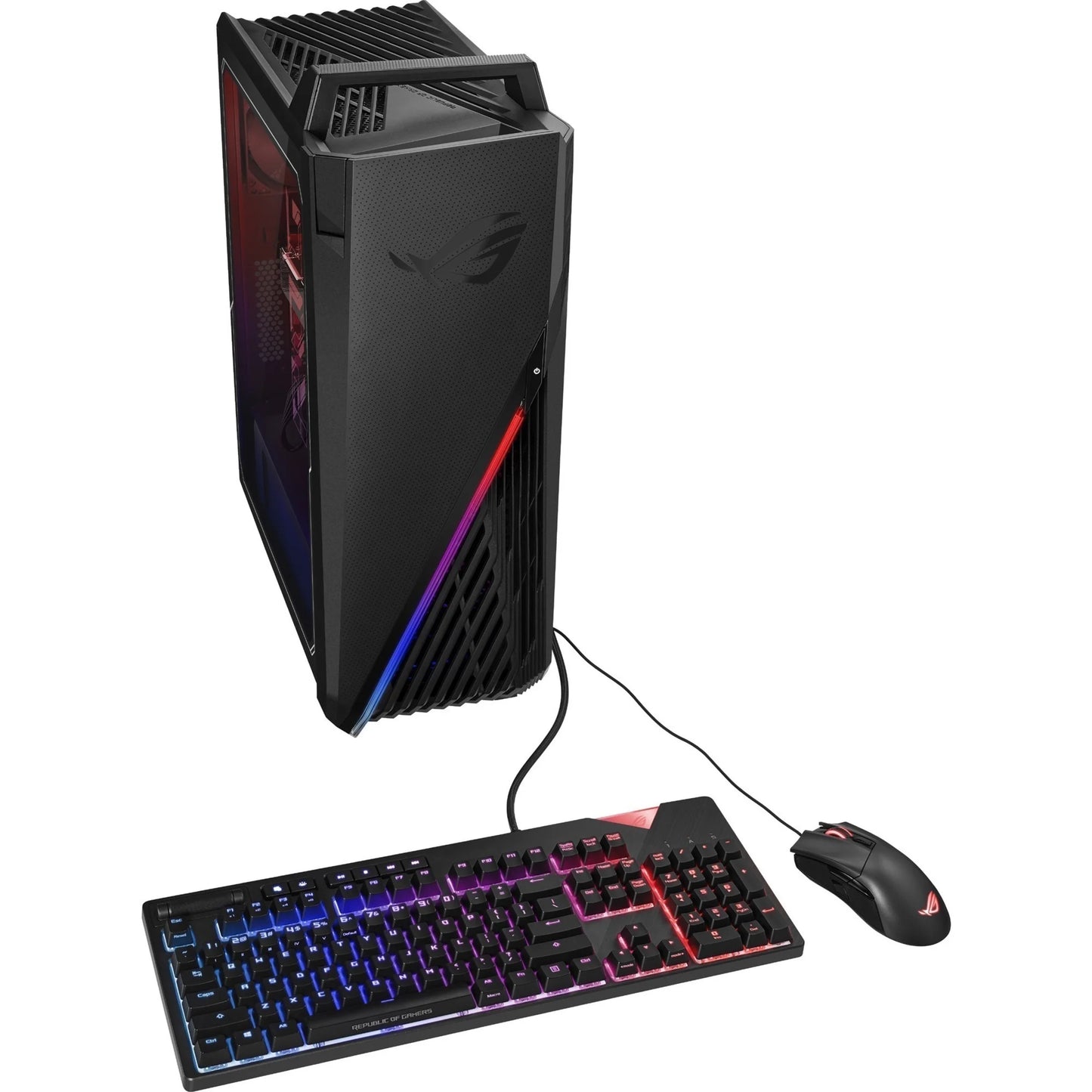 ROG Strix GT15 G15CE-B11 - Midi-Tower Gaming - Core I7 11700KF / up to 5 Ghz - RAM 16 GB - SSD 512 GB - Nvme, HDD 2 TB - GF RTX 3080 - Bluetooth 5.2, Gigabit Ethernet - Win 11 Home - Monitor: None - Star Black