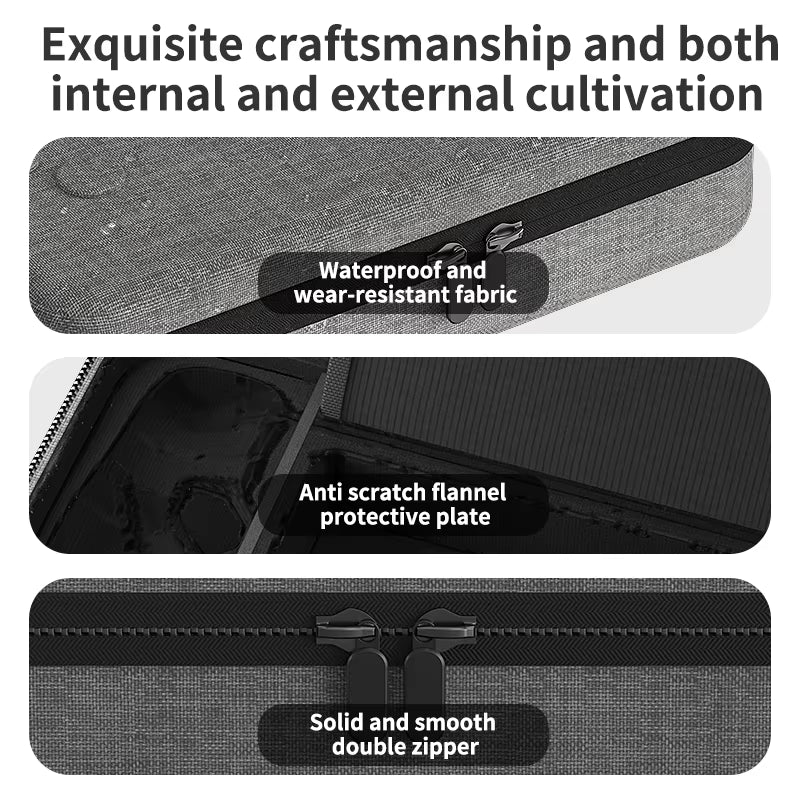 EVA Hard Carrying Case Bag for Asus ROG Ally Handheld Game Console with Inner Partition Storage Case Accessories