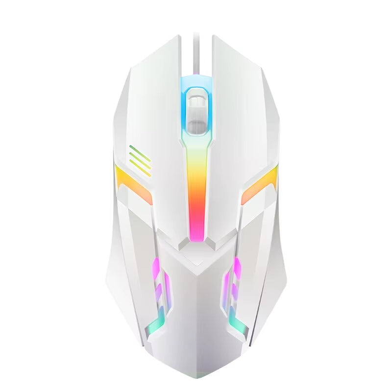 1 PC  M01 Sports LED Luminous Backlit USB Wired Gaming Mouse for Desktop PC Laptop Office Computer Gaming Mouse
