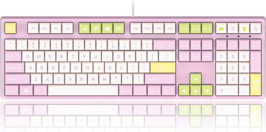 K84 Wired Gaming Keyboard, 75% US Layout 84 Keys Ultra-Compact Hot-Swappable Programmable Mini Keyboard with RGB Backlit PBT Keycap for Pc/Mac (Linear Gateron Red Switch),Black4