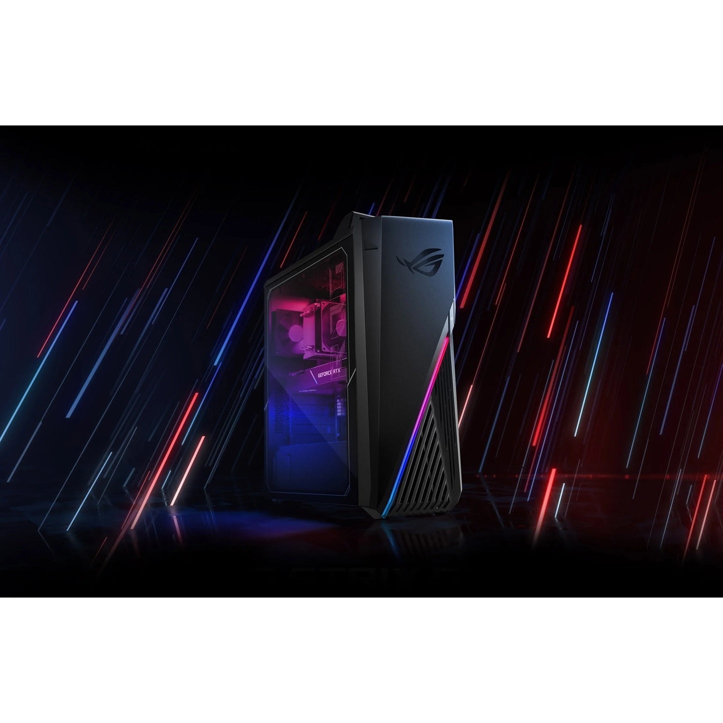 ROG Strix GT15 G15CE-B11 - Midi-Tower Gaming - Core I7 11700KF / up to 5 Ghz - RAM 16 GB - SSD 512 GB - Nvme, HDD 2 TB - GF RTX 3080 - Bluetooth 5.2, Gigabit Ethernet - Win 11 Home - Monitor: None - Star Black