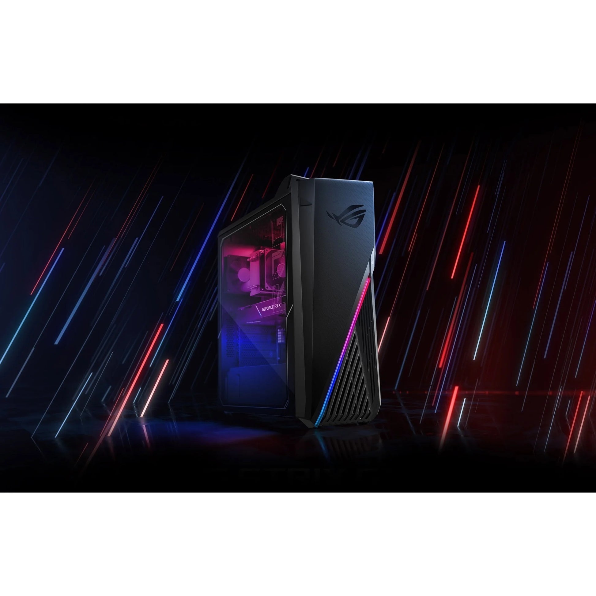 ROG Strix GT15 G15CE-B11 - Midi-Tower Gaming - Core I7 11700KF / up to 5 Ghz - RAM 16 GB - SSD 512 GB - Nvme, HDD 2 TB - GF RTX 3080 - Bluetooth 5.2, Gigabit Ethernet - Win 11 Home - Monitor: None - Star Black