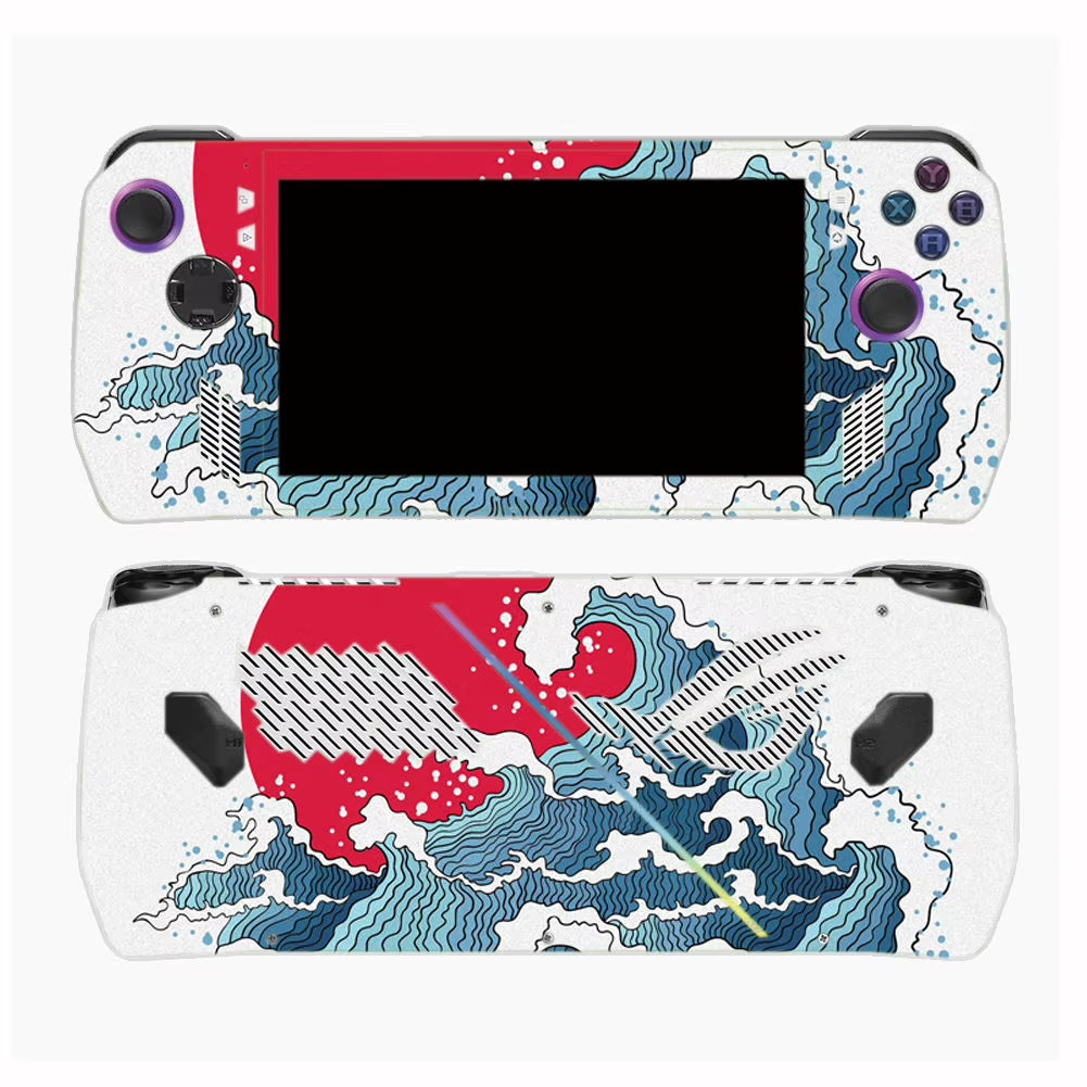 The Great Wave Skin Sticker Decal Cover for ASUS ROG Ally Console Protector Skin Vinyl