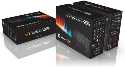 Bluetooth Boombox Ultra Black | Retro Boombox with Bluetooth Speaker | Includes Rechargeable Lithium Battery, Carrying Strap & Remote | Small & Light Weight Makes It Easy to Carry