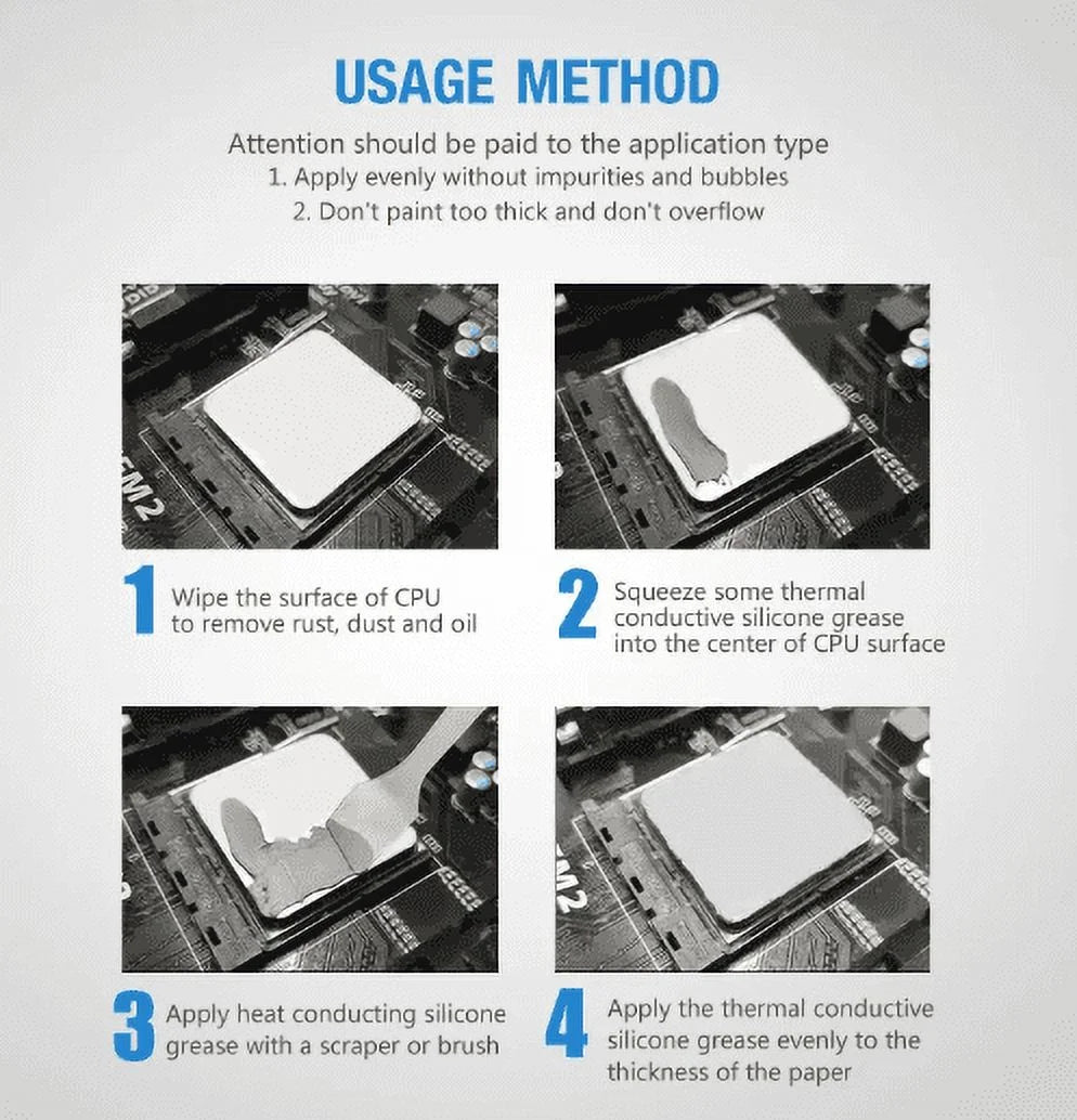 CTG8 4G - Advance Thermal Paste for Computers, Best for CPU, GPU, IC, Heat Sink. All Electronics Chip