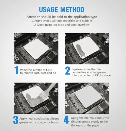 CTG8 4G - Advance Thermal Paste for Computers, Best for CPU, GPU, IC, Heat Sink. All Electronics Chip