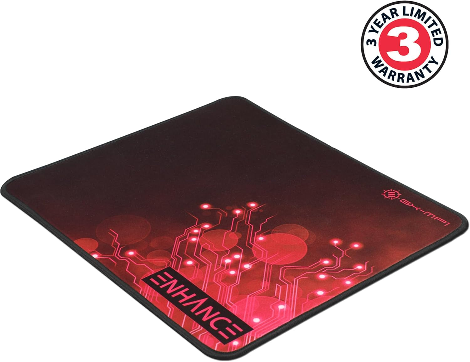 Mouse Pad Large with Anti-Slip Rubber, Quiet High Precision Fabric Mousepad for Schools, Computer Labs, Office Desks - 12.6 X 10.6 Inch Laptop Mouse Pad, Anti-Fray Stitching, Water Resistant