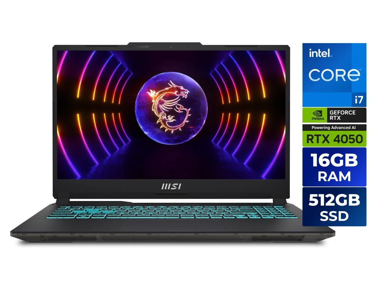 Cyborg - 15.6" Geforce RTX 4050 Laptop GPU - Intel I7-13620H - 16GB Memory - 512 GB SSD - Windows 11 Home - Gaming Laptops - 144 Hz IPS (A13VE-218US )