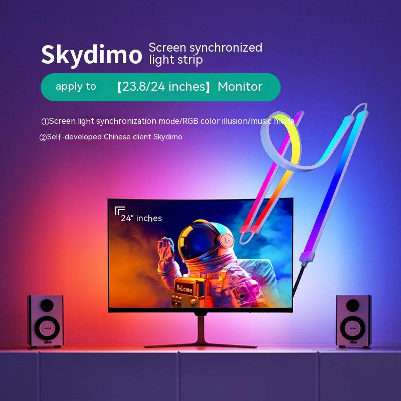 Gaming PC Ambient LED Setup for Competitive Play Spaces