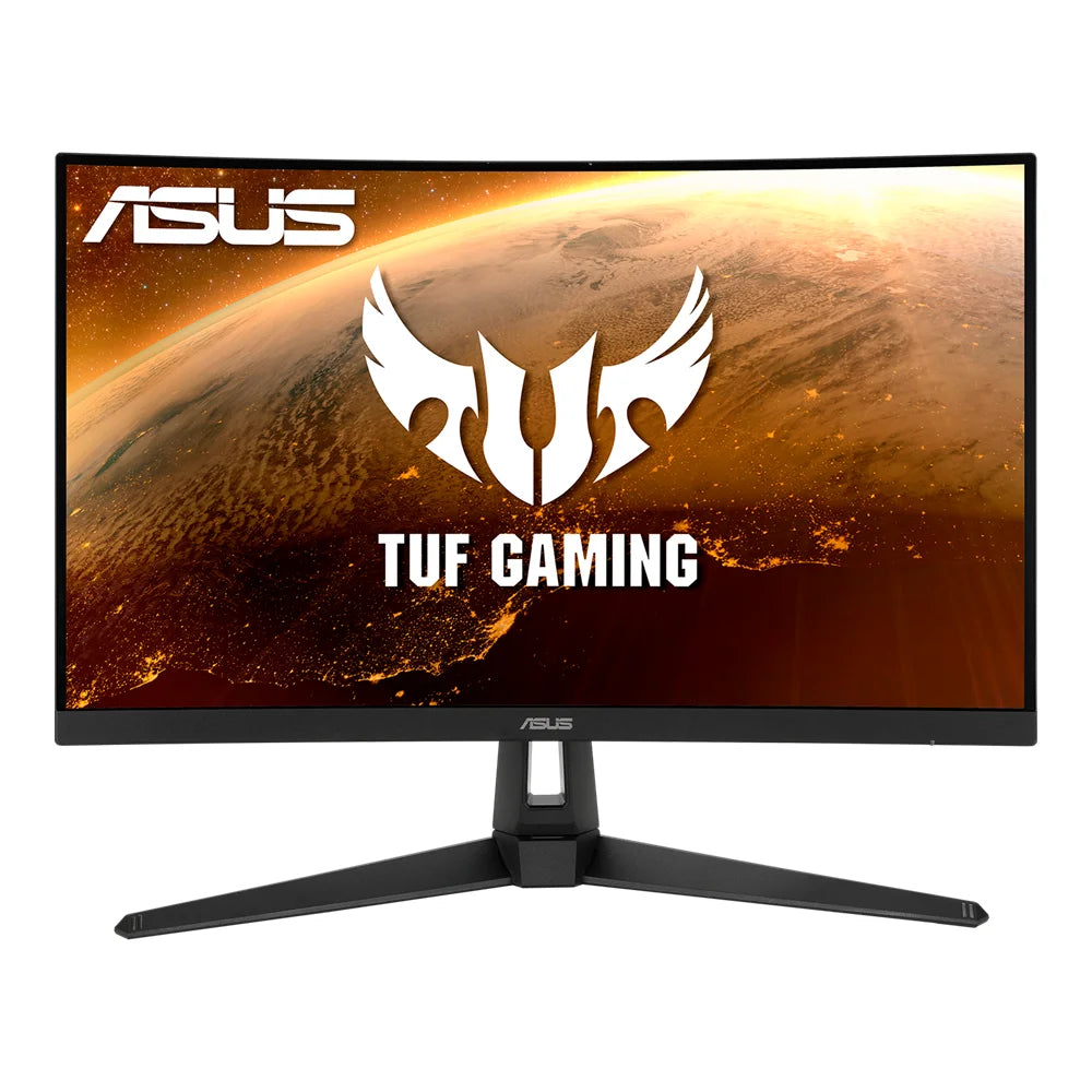 TUF Gaming 27” Curved FHD Gaming Monitor VG27VH1B, 1080P Full HD, 165Hz (Supports 144Hz), Extreme Low Motion Blur, 1Ms, HDMI