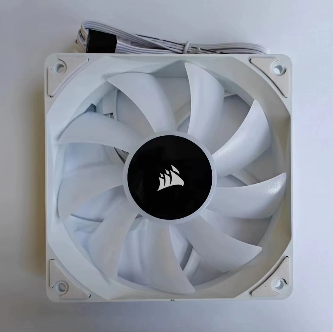 AC120 RGB Fan DC 12V PWM-4PIN and 5V 3PIN ARGB Connector High-Performance 120Mm PWM Cooling Fan Black/White Single Pack