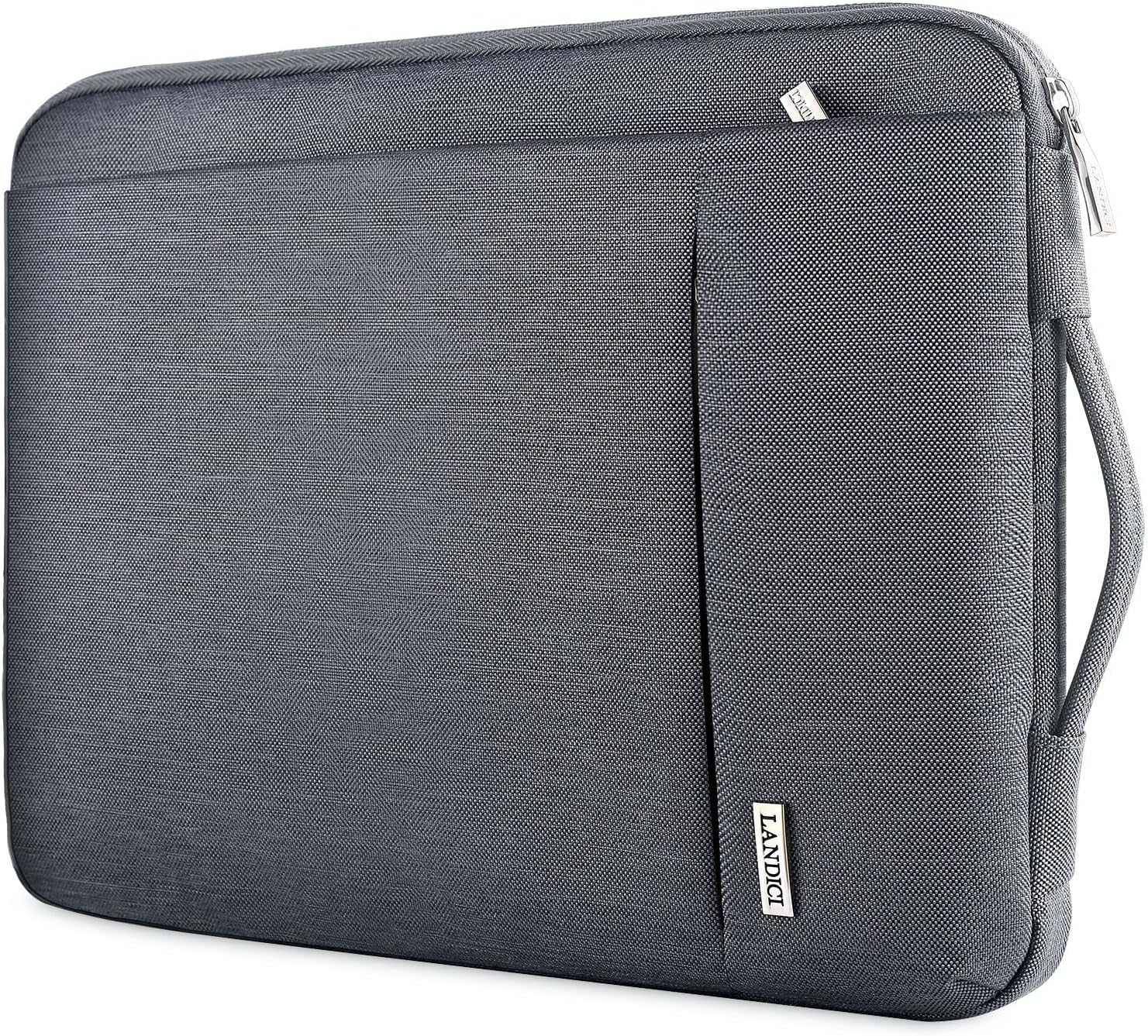 360° Protective Laptop Sleeve 15.6 Inch for Macbook Pro 16 M2/M1,Macbook Air 15,Computer Bag Carrying Case for 15-16 Inch HP Dell Asus Lenovo Notebook, Slim, Shockproof, Waterproof, Grey