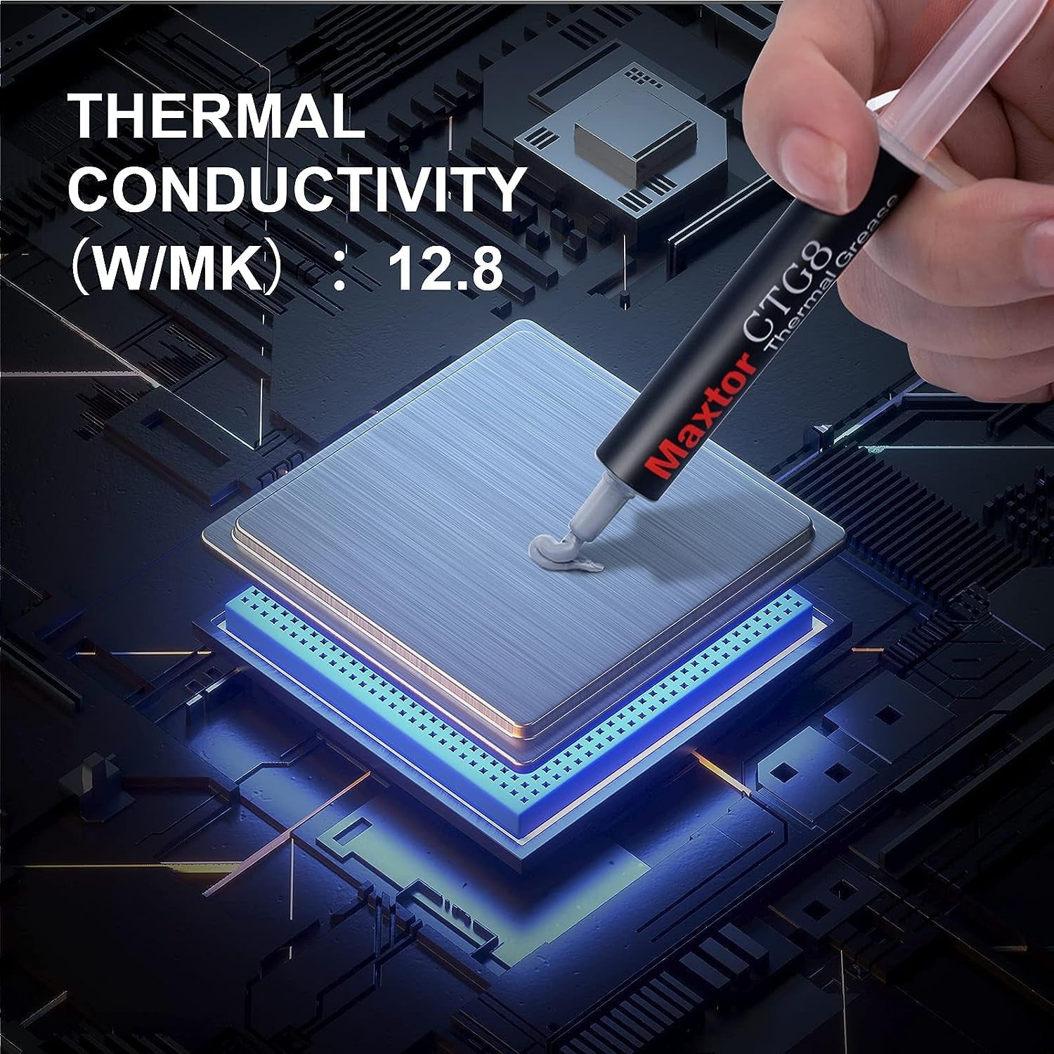 CTG8 4G - Advance Thermal Paste for Computers, Best for CPU, GPU, IC, Heat Sink. All Electronics Chip