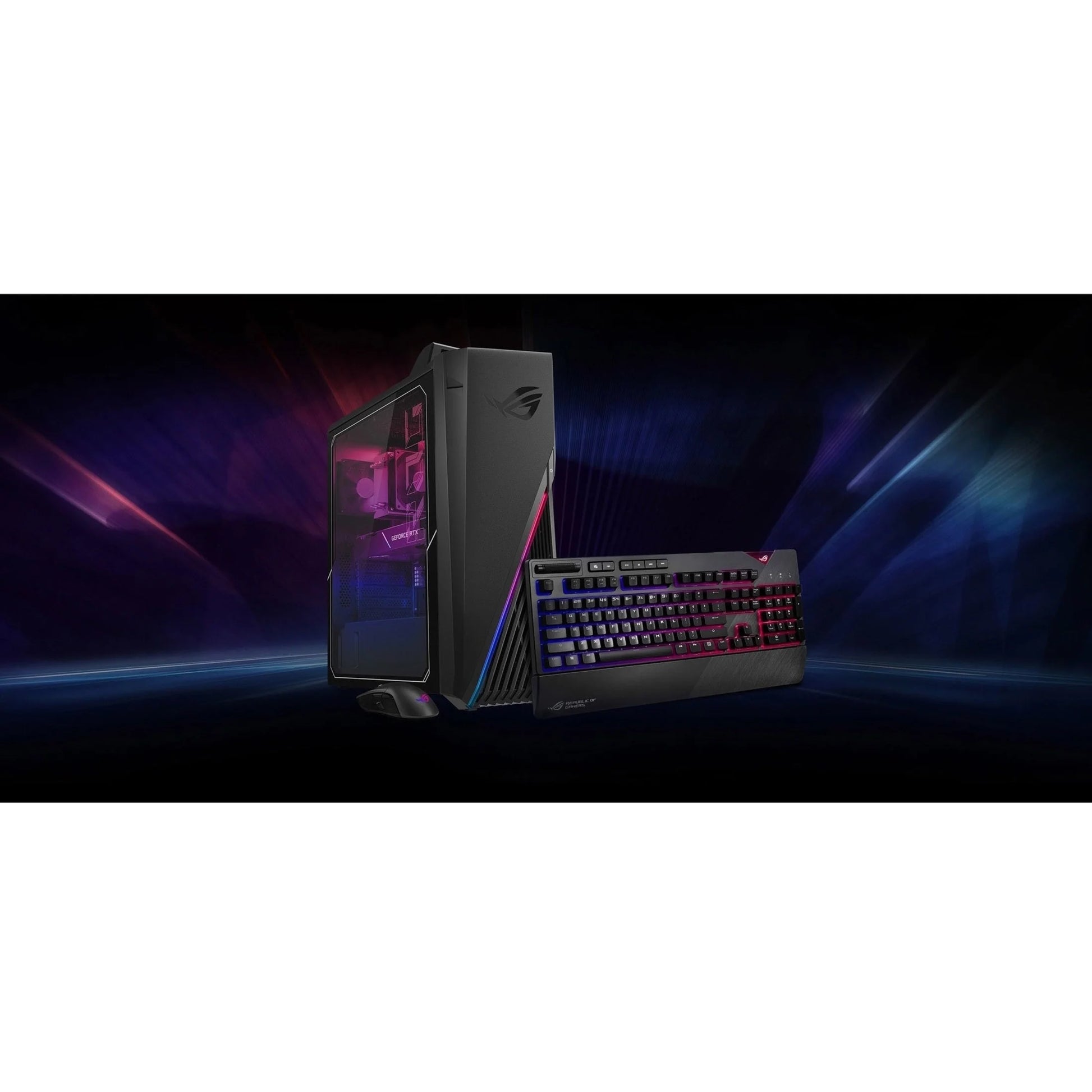 ROG Strix GT15 G15CE-B11 - Midi-Tower Gaming - Core I7 11700KF / up to 5 Ghz - RAM 16 GB - SSD 512 GB - Nvme, HDD 2 TB - GF RTX 3080 - Bluetooth 5.2, Gigabit Ethernet - Win 11 Home - Monitor: None - Star Black