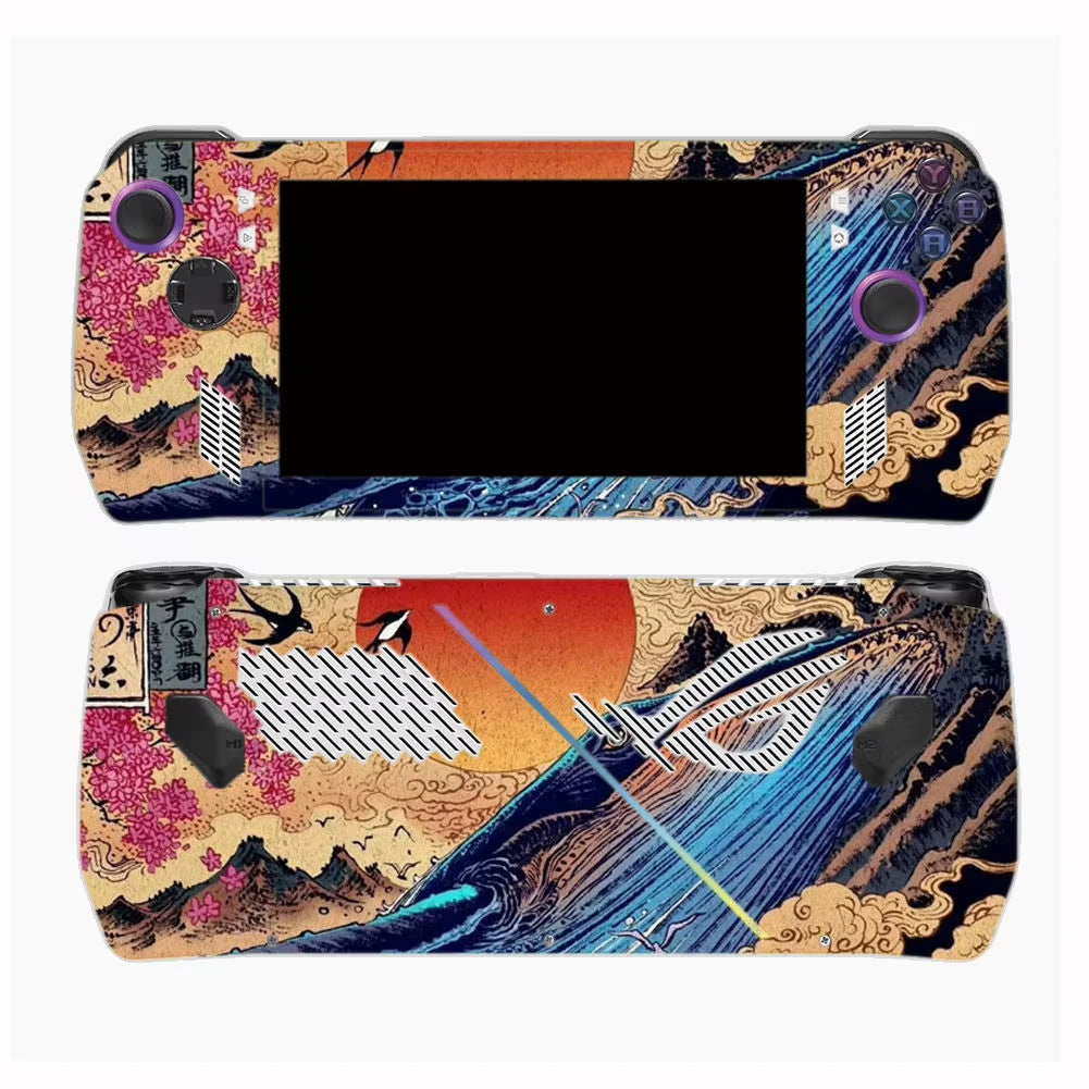 The Great Wave Skin Sticker Decal Cover for ASUS ROG Ally Console Protector Skin Vinyl