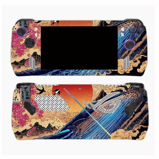 The Great Wave Skin Sticker Decal Cover for ASUS ROG Ally Console Protector Skin Vinyl