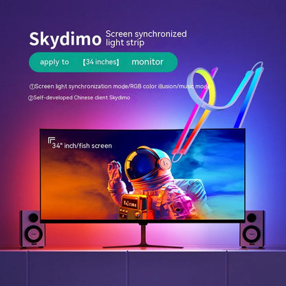 Gaming PC Ambient LED Setup for Competitive Play Spaces