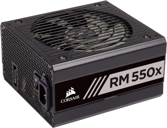 RMX Series (2018), Rm550X, 550 Watt, 80+ Gold Certified, Fully Modular Power Supply