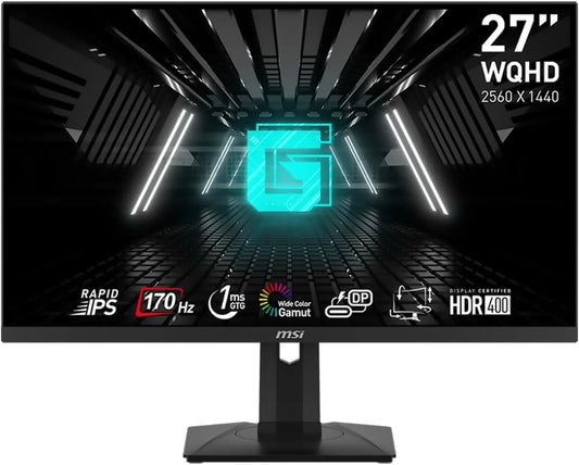 24" WQHD LED IPS Computer Monitor, Black, G274QPF
