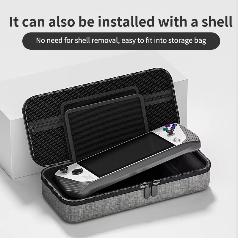 EVA Hard Carrying Case Bag for Asus ROG Ally Handheld Game Console with Inner Partition Storage Case Accessories