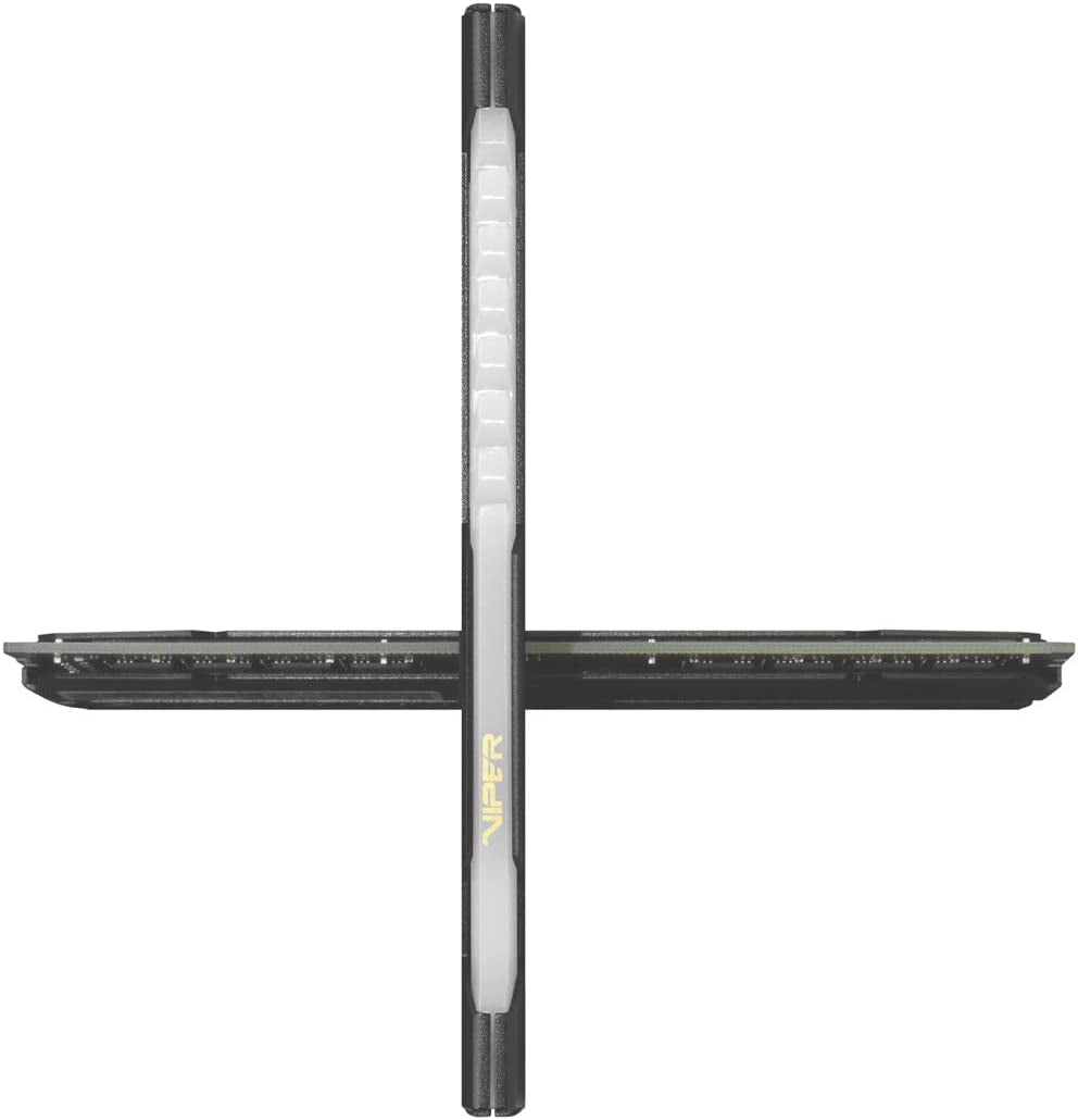 Patriot Viper Steel RGB DDR4 RAM 16GB (2X8GB) 3200Mhz CL18 1.35V UDIMM Desktop Gaming Memory Kit Compatible with XMP -