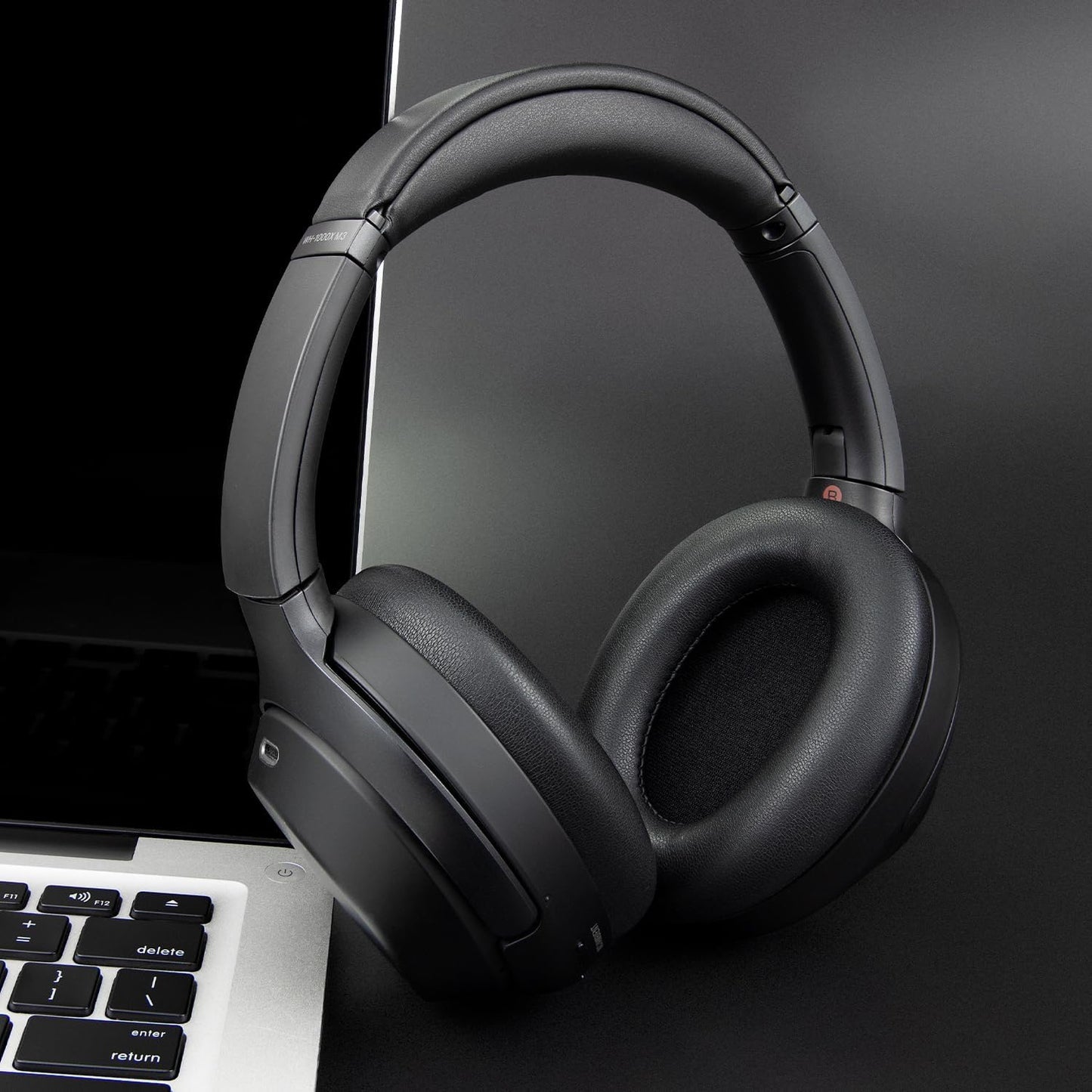 Professional Earpads Cushions Replacement for Sony WH-1000XM3 (WH1000XM3) Over-Ear Headphones, Ear Pads with Softer Protein Leather, Noise Isolation Memory Foam, Added Thickness (Black)