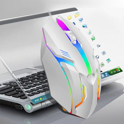 1 PC  M01 Sports LED Luminous Backlit USB Wired Gaming Mouse for Desktop PC Laptop Office Computer Gaming Mouse