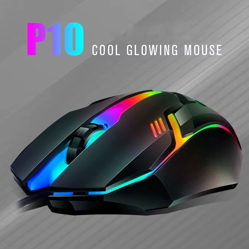 1 PC  M01 Sports LED Luminous Backlit USB Wired Gaming Mouse for Desktop PC Laptop Office Computer Gaming Mouse