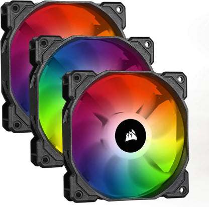Icue SP120 RGB Pro Performance 120Mm Triple Fan Kit with Lighting Node Core