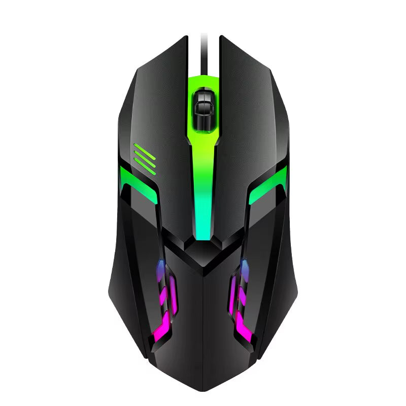 1 PC  M01 Sports LED Luminous Backlit USB Wired Gaming Mouse for Desktop PC Laptop Office Computer Gaming Mouse