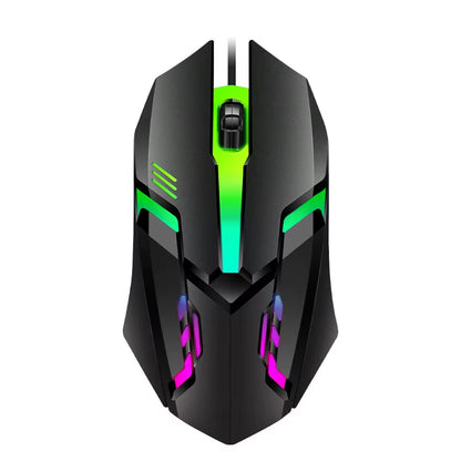 1 PC  M01 Sports LED Luminous Backlit USB Wired Gaming Mouse for Desktop PC Laptop Office Computer Gaming Mouse
