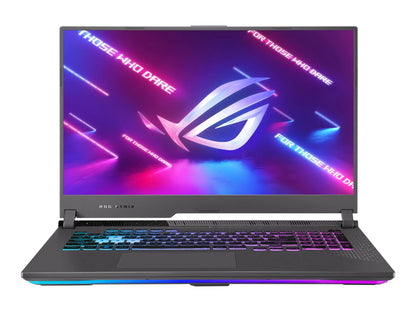 ROG Strix G17 (2022) Gaming Laptop, 17.3" 144Hz IPS FHD Display, NVIDIA Geforce RTX 3050 GPU, AMD Ryzen 7 6800H Processor, 16GB DDR5 RAM, 512GB SSD, RGB Keyboard, Windows 11, G713RC-RS73