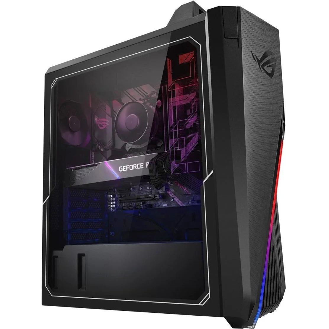ROG Strix GT15 G15CE-B11 - Midi-Tower Gaming - Core I7 11700KF / up to 5 Ghz - RAM 16 GB - SSD 512 GB - Nvme, HDD 2 TB - GF RTX 3080 - Bluetooth 5.2, Gigabit Ethernet - Win 11 Home - Monitor: None - Star Black