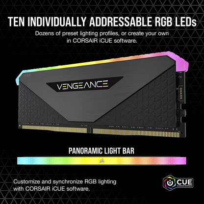Vengeance RGB RT 32GB (2X16Gb) DDR4 3600 (PC4-28800) C18 1.35V Desktop Memory