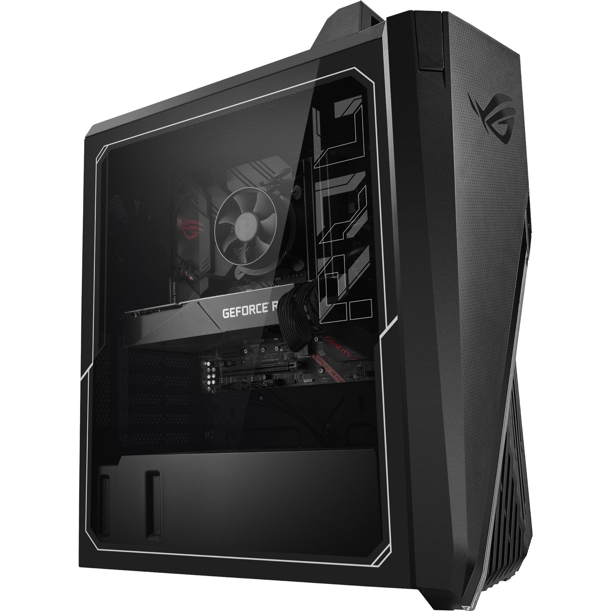 ROG Strix GT15 G15CE-B11 - Midi-Tower Gaming - Core I7 11700KF / up to 5 Ghz - RAM 16 GB - SSD 512 GB - Nvme, HDD 2 TB - GF RTX 3080 - Bluetooth 5.2, Gigabit Ethernet - Win 11 Home - Monitor: None - Star Black