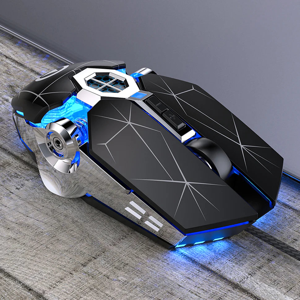 Wireless Silent Click Gaming Mouse for PC Laptop Workstation Office