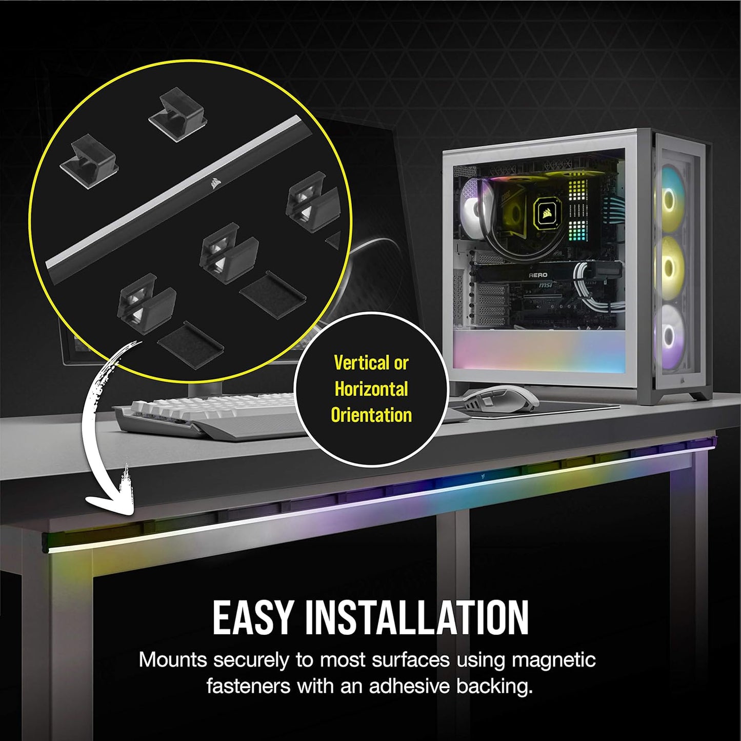 Icue LS100 Smart Lighting Strip Expansion Kit 1.4M