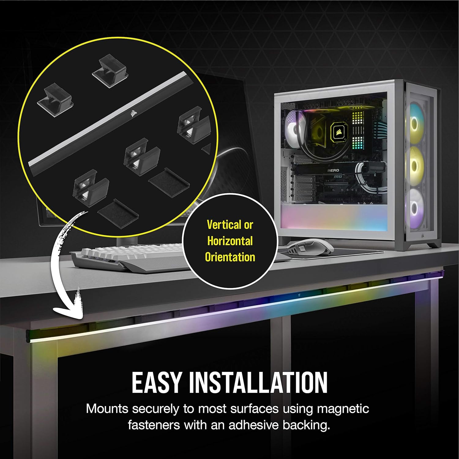 Icue LS100 Smart Lighting Strip Expansion Kit 1.4M