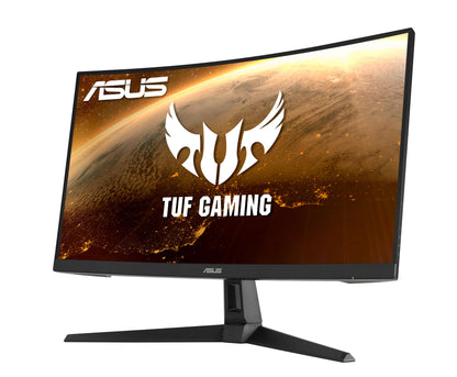 TUF Gaming 27” Curved FHD Gaming Monitor VG27VH1B, 1080P Full HD, 165Hz (Supports 144Hz), Extreme Low Motion Blur, 1Ms, HDMI