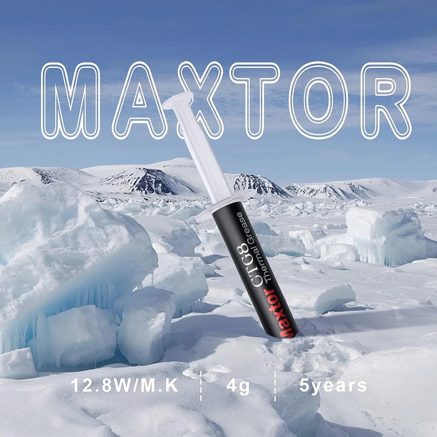 CTG8 4G - Advance Thermal Paste for Computers, Best for CPU, GPU, IC, Heat Sink. All Electronics Chip