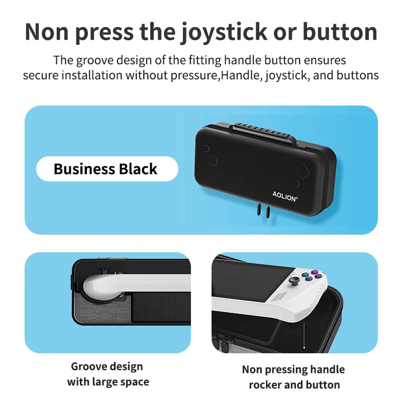 EVA Hard Carrying Case Bag for Asus ROG Ally Handheld Game Console with Inner Partition Storage Case Accessories