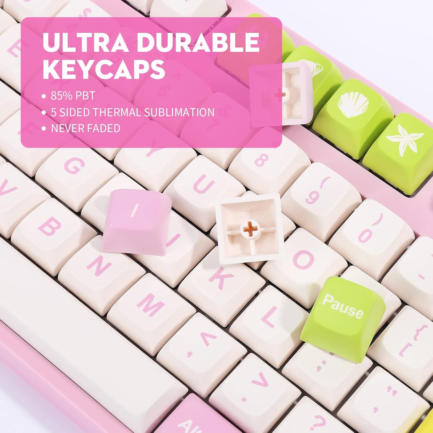 K84 Wired Gaming Keyboard, 75% US Layout 84 Keys Ultra-Compact Hot-Swappable Programmable Mini Keyboard with RGB Backlit PBT Keycap for Pc/Mac (Linear Gateron Red Switch),Black4